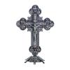 KOMI Standing Cross Catholic Decor for Tabletop 8" Metal Jesus Crucifix Standing Cross Statue for Chapel Home Decoration Religious Gifts view 1