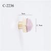 GGKLVWMA Luxurious Alien Crystal+Brass Knob Dresser Knobs Pulls/Wine Cooler Hexagon Knobs Furniture Handle Pull Hardware 1/6Pcs (Color : Pink, Size : 1pc) view 2