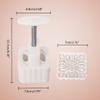BEIDUOYANG 150g Mooncake Mold 6pcs Square Flowers Stamps Hand Press Moon Cake Pastry DIY Bakware Mooncake Mold Animal view 2