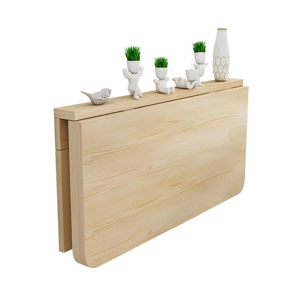 OTHZON Wall Mounted DeskFolding Hanging Table, Thickened Table Top, Wear-Resistant and Scratch-Resistant, 20 Sizes (Size : 100x60cm)