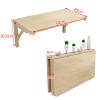 OTHZON Wall Mounted DeskFolding Hanging Table, Thickened Table Top, Wear-Resistant and Scratch-Resistant, 20 Sizes (Size : 100x60cm) view 3