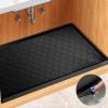 Winisok Silicone Under Sink Mat 34" x 22", kitchen Essentials and Gadgets, Shelf liner and Cabinet Protector, Home Organizers and Storage, Waterproof Bathroom Tray view 1