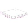 MNISDFL Countertop Kitchen countertops Workbench top Laundry countertop Table Top 19.7"x19.7"x1" Bamboo view 2