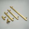 GGKLVWMA Gold Solid Brass Hexagon Knob T Bar Cabinet Pull for Kitchen Room Longer Dresser Handle Furniture Hardware 1Pcs (Color : 128mm) view 4