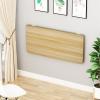 OTHZON Folding Wall Table, Wall Mounted Folding Table Wooden Wall-Mounted Drop-Leaf Table Thick Environmental Protection Sheet Folding Computer Desk Kitchen Hall Bedroom Marriage (Size : 70X30CM) view 3