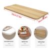 OTHZON Folding Wall Table, Wall Mounted Folding Table Wooden Wall-Mounted Drop-Leaf Table Thick Environmental Protection Sheet Folding Computer Desk Kitchen Hall Bedroom Marriage (Size : 70X30CM) view 4