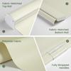 HOTSOON Blackout Roller Window Shades Cordless Simple Style Roller Shades Spring System Cassette Valance Roll Up Blinds for Windows, Door, Beige, 70" W x 52" H view 4