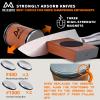 Knife Sharpener Tool Rolling Knife Sharpener Kit, Ceramic Disc Sharpeners Are Used,15&20 Magnetic Inclination Angles Making Sharpening Easier,for Gift Teachers' Day Thanksgiving, Christmas view 3