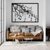 Tree of Music Metal Wall Art, Metal Tree Wall Art, Metal Wall Art Music Notes, Metal Tree Silhouette, Music and Tree Wall Artwork Decor, Music Lover Gift, Home Decor (17"x24"|43x61cm, Gold) view 3