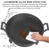FAFACAI 5 Sizes Non-Stick hot Pot Buffet Set, Aluminum Food Warming Tray with Fuel Holder, Easy to Clean, Suitable for Catering Banquet Parties, 24cm (32cm) (30cm) view 4