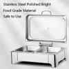 FAFACAI Hot Pot Buffet Set Commercial Buffet Stove self-Service Heat Preservation Stove Stainless Steel Transparent Window (A 13L) (A 13L) view 3