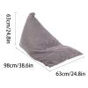 BKEKM Bean Bag Chair with Filling Lazy Sofa Chair Pouf Lazy Sofa Corduroy Bean Bag Tatami 24.8 X 38.6 X 24.8in Bean Bag Lounger view 3