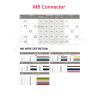 M8 4 Pin A-Code Male IO-Link Pigtail, Shielded IP67 Waterproof PVC Cable to Flying Leads, for Keyence/Balluff/Omron/Binder/TE Sensor Field Wiring (5M/16.4FT) view 4