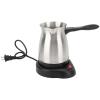 Yunir Turkish Coffee Maker, 600ml 110V Stainless Steel Turkish Coffee Pot with Dual System, Ergonomic Anti Scald Handle, 5 to 6 Cup, for Tea Milk view 1