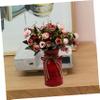 Kichvoe 1pc Vintage Iron Flower Bucket Vase Chic Milk Jug Decor for Home Photography Prop Flower Pot Rustic Design for Dried Arrangement and Floral Display view 3