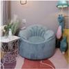 BKEKM Lazy Sofa Small Bean Bag Chair Grain Velvet Bean Bag Lounger with Filling Lazy Sofa Chair 32.3 X32.7 X22.8in Bean Bag Tatami view 1