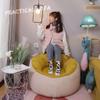 BKEKM Lazy Sofa Small Bean Bag Chair Grain Velvet Bean Bag Lounger with Filling Lazy Sofa Chair 32.3 X32.7 X22.8in Bean Bag Tatami view 4