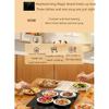 FAFACAI Warming Tray, Multifunctional Electric Stove with Glass Tray, 2 Levels Adjustable (65C/95C), 3-4 Plates of Warm Dishes - 50x38CM, Suitable for Party hotpot view 4