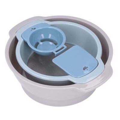4Pcs Pollen Sieve Set,Pollen Sieve,Set Stackable Design Save Space Lightweight Trimming Tray with Mesh,Flour Sieve with Tray Baking Kitchen Tools