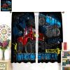 AAVEUP Monster Trucks Blackout Curtains for Kids Room,Cartoon Red and Blue Car Tires Monster Dirt Bigfoots Car Window Drapes Print for BoysTeenager's Bedroom Nursery Living Room 52x84in view 3
