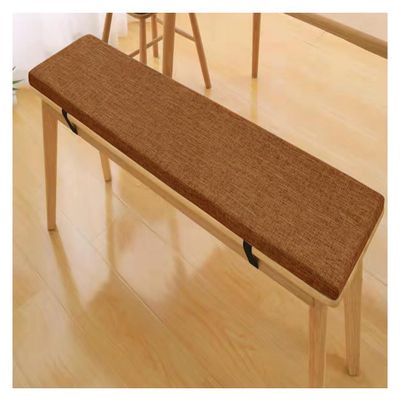 Bench Cushion 48/40/50 inch x 12/14/16/18 inch, Outdoor/Indoor Furniture Cushion, High Density Memory Foam, Linen Washable, Non-Slip Bench Pad for Shoe Bench Rack, Window, Piano, Dining ( Color : #9 ,