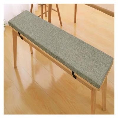 Bench Cushion 48/40/50 inch x 12/14/16/18 inch, Outdoor/Indoor Furniture Cushion, High Density Memory Foam, Linen Washable, Non-Slip Bench Pad for Shoe Bench Rack, Window, Piano, Dining ( Color : #2 ,