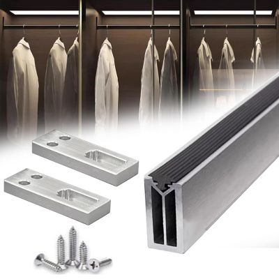 PIFUTER Square Closet Rods-Cuttable, Removable-Heavy Duty Black Wardrobe Rods and Brackets-Commercial, 12 16 18 24 28 30 60 72 In-Suitable for.Laundry.Home.Hotel.Clothing Store (Silver,15in)