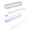 Wall Mounted 4/5 Clothes Line Retractable Laundry Hanger Indoor Outdoor Clothes Drying Rack Clothesline Clotheslines Laundry Line Washing Line Clothesline Buckle Clothes Drying Laundry Line Clothing view 2