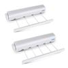 Wall Mounted 4/5 Clothes Line Retractable Laundry Hanger Indoor Outdoor Clothes Drying Rack Clothesline Clotheslines Laundry Line Washing Line Clothesline Buckle Clothes Drying Laundry Line Clothing view 4