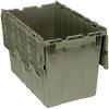 FSE 373-QDC2420-12 Distribution Containers, attached lid, heavy-duty, 23-7/8"L x 19-3/8"W x 12-1/2"H, gray, Made in USA view 1