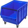FSE 373-QMS843MOBBL Magnum Bins, mobile, 29" L x 18-3/8"W x 14-7/8"H, high density polypropylene, blue, Made in USA view 1