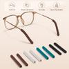 3 Pairs Eye Glasses Ear Grippers, Soft Knitting Cotton Arm Cushion for Glasses Behind Ear, Anti Slip Eye Glass Ear Grips, Non Slip Ear Pads for Glasses, Eyeglasses Temple Tips for Pain (Grey) view 4