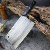 DAXXIN Meat Cleaver,Cleaver Knife, 8 Inch Handmade Forged Kitchen Santoku Knife Carbon Steel Forged Chinese Knife Meat Cleaver Chopper Kitchen Knives Chef Cooking Tools, Zengjianhong5121 view 3