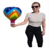 Hot Air Balloons (18") 3 Styles Multicolor Inflatable Balloons, Great Kids Party Favor, Fun Colors, Theme Party, Gift (3 Designs, 24, Pack) view 3
