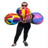 Hot Air Balloons (18") 3 Styles Multicolor Inflatable Balloons, Great Kids Party Favor, Fun Colors, Theme Party, Gift (3 Designs, 24, Pack) view 4