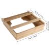 Paper Plate Dispenser Under Cabinet, Paper Plate Dispenser Paper Plate Holder Under Cabinet Kitchen Paper Plate Organizer for 10 Inch Paper Plates, Easy Access Paper Plate Holder view 3
