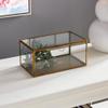 Napa Home & Garden Arwen Rectangular Display Box Antique Brass view 4