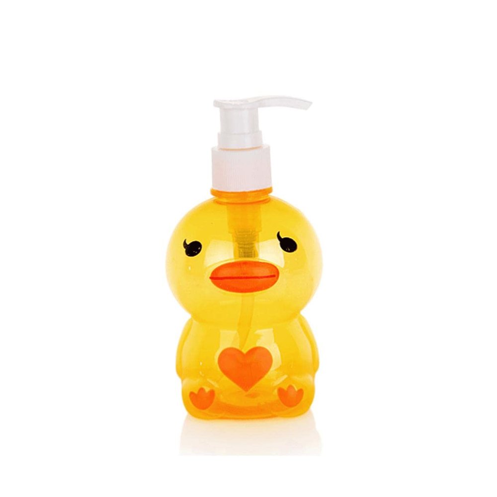 SUREK Simple Cute Animal Shape Soap Dispenser Plastic Soap Pump Dispenser Manually Lotion Dispensers Multiple Capacities Countertop Easy to use