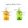 SUREK Simple Cute Animal Shape Soap Dispenser Plastic Soap Pump Dispenser Manually Lotion Dispensers Multiple Capacities Countertop Easy to use view 2