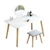 ENGENDER Makeup Vanity Simple Dressing Table with Makeup Mirror for Bedroom Mini Dressing Table Modern Small Apartment Desk Workbench Vanity Table view 1