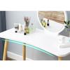 ENGENDER Makeup Vanity Simple Dressing Table with Makeup Mirror for Bedroom Mini Dressing Table Modern Small Apartment Desk Workbench Vanity Table view 4
