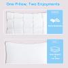 YOUR MOON Soft Pillow Queen for Sleeping, Super Soft Support Down Alternative Pillow, 100% Cotton Shell Luxury Comfy Fluffy Bed Pillows for Sleep(White) view 4