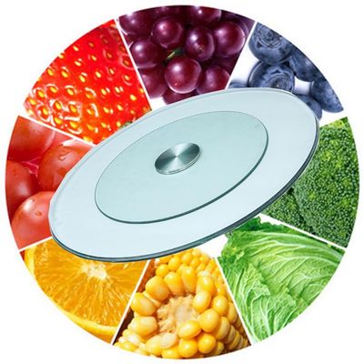 ZYXQQJ Large Lazy Susan for Dining Table 36 Inches Glass Turntable Rotating Countertop Serving Tray, Smooth Swivel/Silent/not Easy to Dump (Size : 90cm/36)