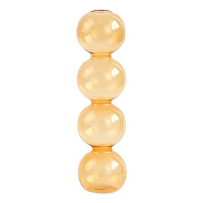 ECYC Ltd Cute Bubble Glass Vase, Clear Glass Flower Vase Hydroponic Glass Vase Bud Vases Small Glass Floral Vases for Flower Arrangements, Wedding Centerpieces, Office, Home Dcor, 2.36" x 8.66"