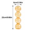 ECYC Ltd Cute Bubble Glass Vase, Clear Glass Flower Vase Hydroponic Glass Vase Bud Vases Small Glass Floral Vases for Flower Arrangements, Wedding Centerpieces, Office, Home Dcor, 2.36" x 8.66" view 2