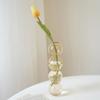 ECYC Ltd Cute Bubble Glass Vase, Clear Glass Flower Vase Hydroponic Glass Vase Bud Vases Small Glass Floral Vases for Flower Arrangements, Wedding Centerpieces, Office, Home Dcor, 2.36" x 8.66" view 3