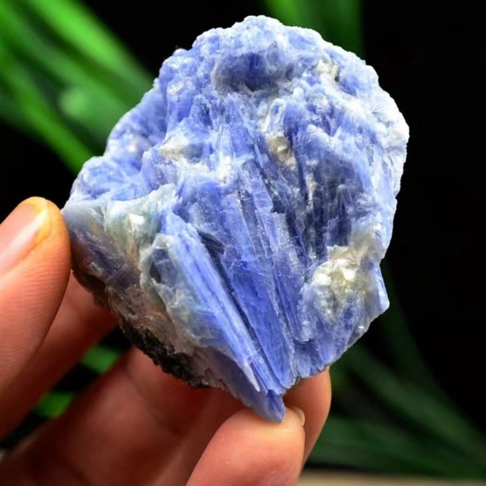 AtkitS Crystal Natural Mineral kyanite Crystal Specimen Blue Calcite (Size : 10-30g)