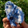 AtkitS Crystal Natural Mineral kyanite Crystal Specimen Blue Calcite (Size : 10-30g) view 3