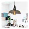 DXYC Creative High Light Transmission Glass Hanging Lamp - Retro Industrial Style Chandelier, E27 Screw Ceiling Lighting Fixtures for Balcony, Study, Restaurant Decoration Pendant Light(A) view 2