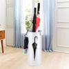 JESLEI Umbrella Stand, Iron Round Umbrella Stand Household Simple Umbrella Bucket Rack for Long/Short Umbrella Canes Walking Sticks/White (White) view 2